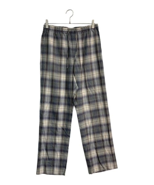 AURALEE（オーラリー）AURALEE (オーラリー) SUPER LIGHT WOOL CHECK EASY SLACKS　23AW 　A23AP02LC ベージュ サイズ:4の古着・服飾アイテム