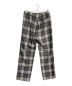 AURALEE (オーラリー) SUPER LIGHT WOOL CHECK EASY SLACKS　23AW 　A23AP02LC ベージュ サイズ:4：18000円