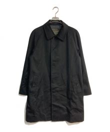 MACKINTOSH LONDON（マッキントッシュ ロンドン）の古着「カシミヤシルクステンカラーコート　G1B01-303-09」｜ブラック