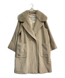 MaxMara（マックスマーラ）の古着「ウールカシミヤダブルコート」｜ベージュ