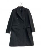 theoryセオリー）の古着「Circle Wool Tailored DB Coat　01-3309604」｜グレー