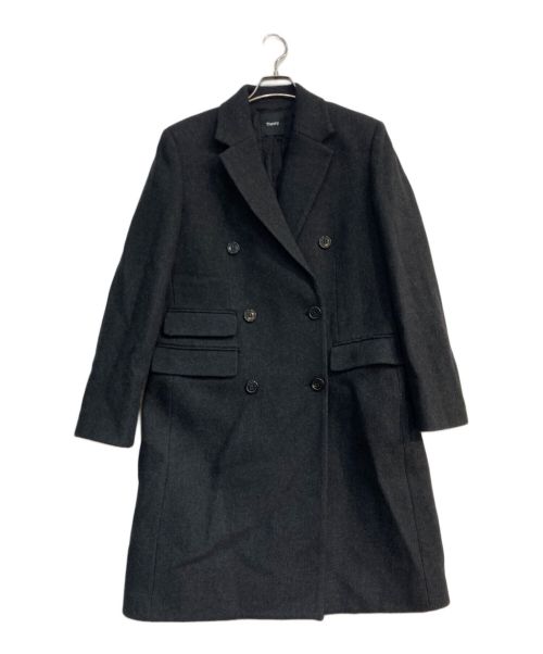 theory（セオリー）theory (セオリー) Circle Wool Tailored DB Coat　01-3309604 グレー サイズ:Sの古着・服飾アイテム