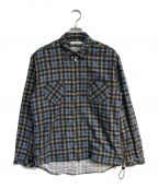 nonnativeノンネイティブ）の古着「WORKER SHIRT JACKET　NN-SJ3705」｜ブラウン×ブルー