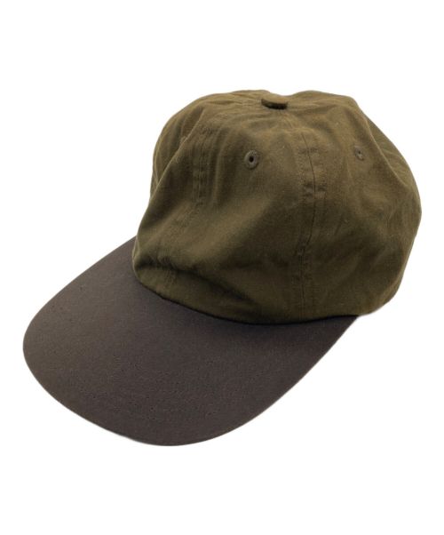 kijima takayuki（キジマタカユキ）kijima takayuki (キジマタカユキ) 1LDK (ワンエルディーケー) 6PANEL TWO TONE CAP　23201-1LDK オリーブ サイズ:Fの古着・服飾アイテム