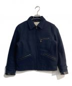 SUGAR CANEシュガーケーン）の古着「30oz WOOL MELTON SPORTS JACKET　Lot670 SC13670」｜ネイビー