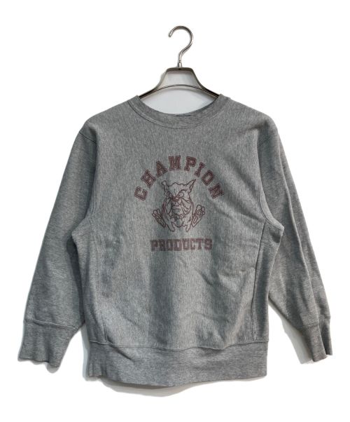 Champion（チャンピオン）Champion (チャンピオン) アーチロゴスウェット USA製  グレー サイズ:Mの古着・服飾アイテム