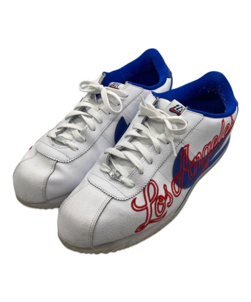 NIKE（ナイキ）NIKE (ナイキ) CORTEZ BASIC LEATHER LOS ANGELES DA4402-100 ホワイト×ブルー サイズ:32cmの古着・服飾アイテム