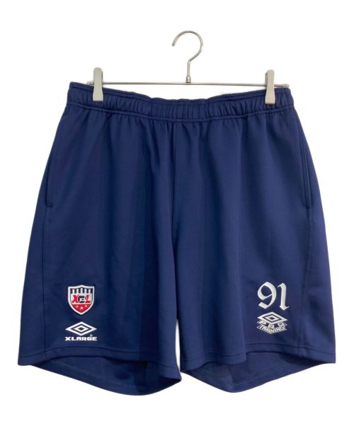 UMBRO（アンブロ）UMBRO (アンブロ) X-LARGE (エクストララージ) SOCCER SHORTS　101242031024 ネイビー サイズ:XLの古着・服飾アイテム