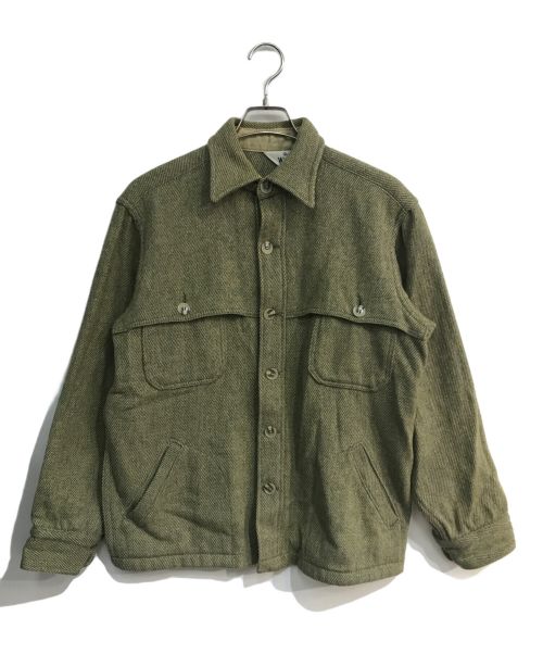 WOOLRICH（ウールリッチ）WOOLRICH (ウールリッチ) シャツジャケット　	70s オリーブ サイズ:Lの古着・服飾アイテム