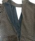 中古・古着 Her lip to (ハーリップトゥ) Striped Midi Dress　HER1908054 ブラック×ブラウン サイズ:M：6000円