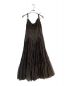 HER LIP TO (ハーリップトゥ) Lace-Trimmed Satin Cami Dress　HLT2009084 ブラウン サイズ:M：8000円