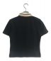 BURBERRY LONDON (バーバリー ロンドン) ポロシャツ　ロゴ刺繍 ブラック サイズ:S 未使用品：5000円