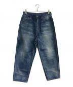 UNFILアンフィル）の古着「2oz cotton denim 5pocket wide tapered pants　WOSP-UM203」｜インディゴ