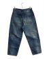 unfil (アンフィル) 2oz cotton denim 5pocket wide tapered pants　WOSP-UM203 インディゴ サイズ:4：6000円
