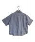 DANTON (ダントン) プルオーバー ストライプ リネンシャツ ブルー サイズ:36：6000円