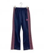 Needlesニードルズ）の古着「BOOT-CUT TRACK PANTS　kp379」｜ネイビー