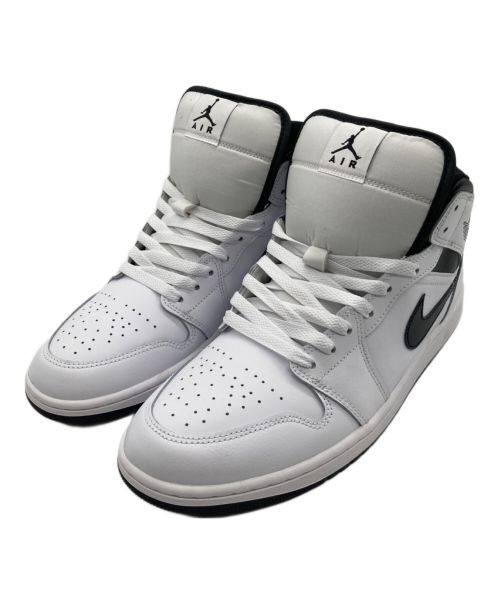 NIKE（ナイキ）NIKE (ナイキ) Air Jordan 1 Mid DQ8426-132 ホワイト×ブラック サイズ:28.5cmの古着・服飾アイテム