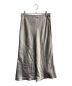 theory (セオリー) Fluid Satin Cl Midi SK　014107310　サテンスカート グレー サイズ:P 未使用品：8000円