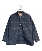 Graphpaperグラフペーパー）の古着「Selvage Denim Jacket　GU231-30104RB　23SS」｜インディゴ