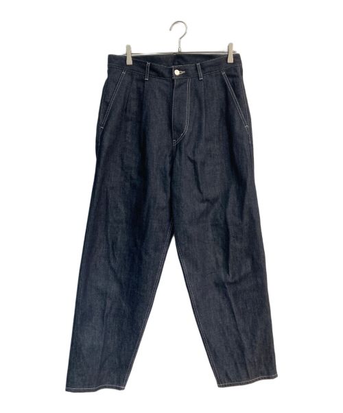 Graphpaper（グラフペーパー）Graphpaper (グラフペーパー) Selvage Denim Two Tuck Tapered Pants　GU231-40106RB　23SS インディゴ サイズ:2の古着・服飾アイテム