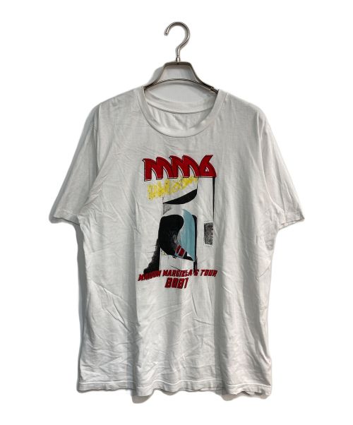 MM6 Maison Margiela（エムエムシックス メゾンマルジェラ）MM6 Maison Margiela (エムエムシックス メゾンマルジェラ) ツアーTシャツ ホワイト サイズ:Lの古着・服飾アイテム