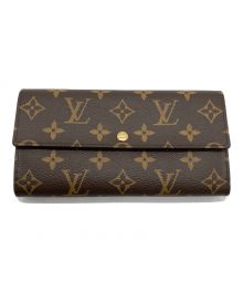 LOUIS VUITTON（ルイ ヴィトン）の古着「長財布　モノグラム　ポルトフォイユ・サラ　M61734」｜ブラウン