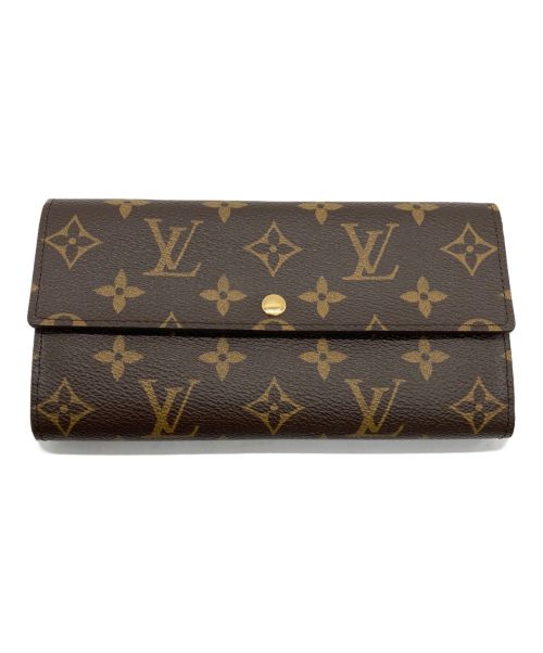 LOUIS VUITTON（ルイ ヴィトン）LOUIS VUITTON (ルイ ヴィトン) 長財布　モノグラム　ポルトフォイユ・サラ　M61734 ブラウン サイズ:-の古着・服飾アイテム