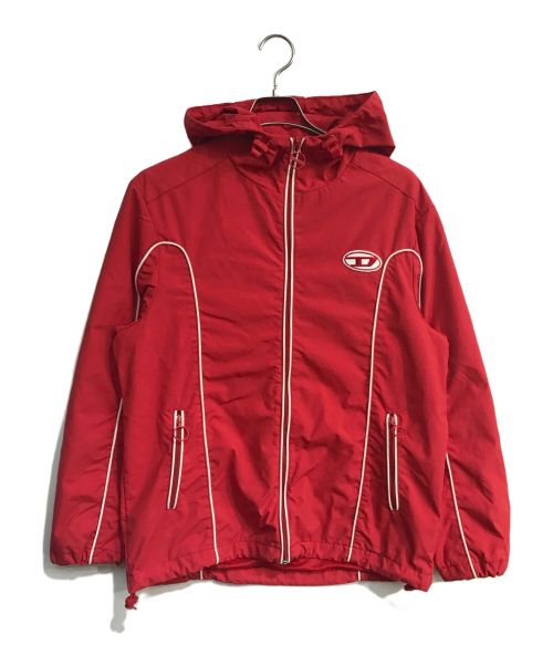 DIESEL（ディーゼル）DIESEL (ディーゼル) J-Hives Windbreaker　J-HIVES レッド サイズ:XSの古着・服飾アイテム