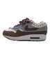 NIKE (ナイキ) AIR MAX 1 PRM FB8916-100  しましま ホワイト×グレー サイズ:25.5cm：5000円