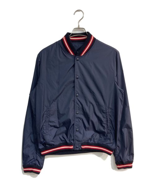 MONCLER（モンクレール）MONCLER (モンクレール) DUBOST スナップナイロンブルゾン　C10914010005 68352 ネイビー サイズ:3の古着・服飾アイテム