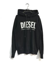 DIESEL（ディーゼル）の古着「プルオーバーパーカー」｜ブラック