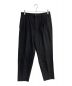 H BEAUTY&YOUTH（エイチ ビューティアンドユース）の古着「TRIPLE TUCK TAPERED PANTS　1214-177-7432」｜ブラック