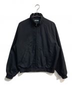 AURALEEオーラリー）の古着「WASHED FINX SILK CHAMBRAY BLOUSON　24ss　A24SB01SB」｜ブラック