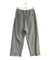 MAISON SPECIAL (メゾンスペシャル) Crush Sweat Prime-Wide Pin tuck Easy Pants　11249461301 グレー：6000円