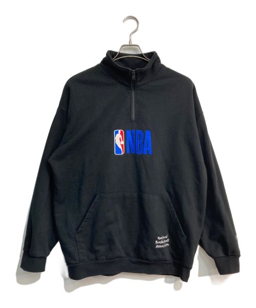 FREAK'S STORE（フリークスストア）FREAK'S STORE (フリークスストア) NBA (エヌビーエー) ハーフジップスウェット ブラック サイズ:Lの古着・服飾アイテム