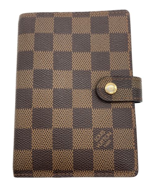 LOUIS VUITTON（ルイ ヴィトン）LOUIS VUITTON (ルイ ヴィトン) 手帳カバー　アジェンダPM　ダミエ　R20700 ブラウン サイズ:-の古着・服飾アイテム