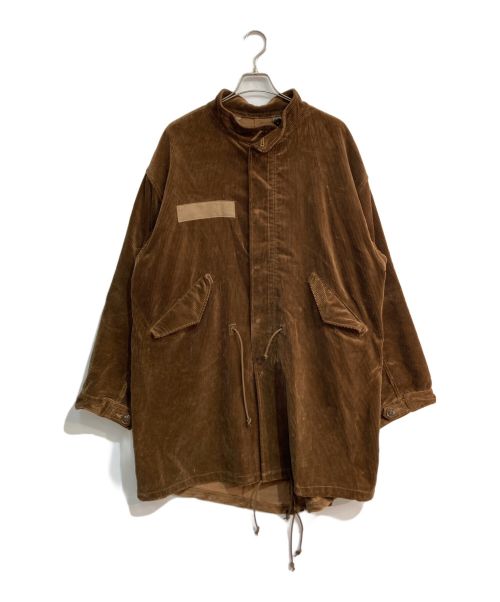 BONCOURA（ボンクラ）BONCOURA (ボンクラ) B-65 コーデュロイモッズコート ブラウン サイズ:40の古着・服飾アイテム