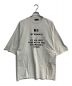 BALENCIAGA（バレンシアガ）の古着「Hi My Name is ダメージ加工Tシャツ　661715 TKVF1」｜ベージュ