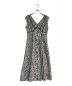 Her lip to（ハーリップトゥ）の古着「Lace Trimmed Floral Dress　1222305063」｜ホワイト×ブラック