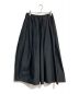 nagonstans（ナゴンスタンス）の古着「asymmetry elastic tack skirt　470GS931-0970」｜ブラック