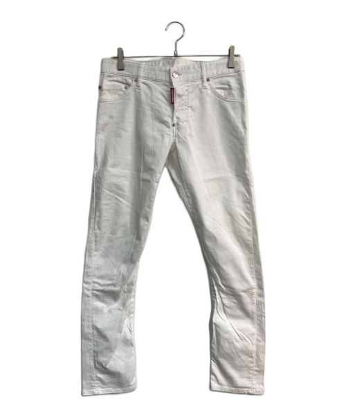 DSQUARED2（ディースクエアード）DSQUARED2 (ディースクエアード) SEXY TWIST JEAN　S74LB0691 ホワイト サイズ:46の古着・服飾アイテム