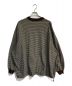 is-ness (イズネス) BALLOON BORDER LONG SLEEVE T-SHIRT オリーブ×ホワイト サイズ:L：15000円