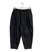 COOTIE PRODUCTIONSクーティープロダクツ）の古着「T/C 2 Tuck Easy Pants」｜ブラック