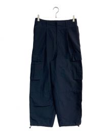 MONKEY TIME（モンキータイム）の古着「COTTON NYLON GROSGRAIN CARGO EASY/カーゴパンツ　8314-186-1597」｜ネイビー