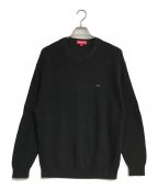 SUPREMEシュプリーム）の古着「Small Box Ribbed Sweater　23FW　リブニット」｜ブラック