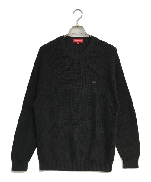 SUPREME（シュプリーム）Supreme (シュプリーム) Small Box Ribbed Sweater　23FW　リブニット ブラック サイズ:XLの古着・服飾アイテム