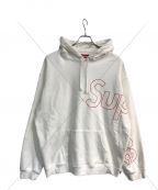 SUPREMEシュプリーム）の古着「Reflective Hooded Sweatshirt　21FW」｜ホワイト