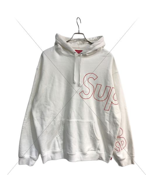 SUPREME（シュプリーム）Supreme (シュプリーム) Reflective Hooded Sweatshirt　	21FW  ホワイト サイズ:XLの古着・服飾アイテム