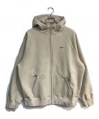 SUPREMEシュプリーム）の古着「WINDSTOPPER Zip Up Hooded Sweatshirt  21FW」｜ベージュ