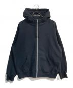 SUPREMEシュプリーム）の古着「Small Box Facemask Zip Up Sweatshirt　20FW　ジップパーカー」｜ブラック